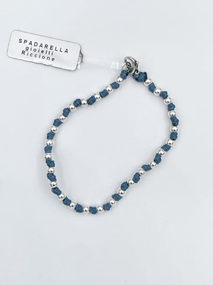 Spadarella Gioielli - SPBR02 - Armband - 925 Zilver - 4mm - Astro blue 2234 - 19 Cm
