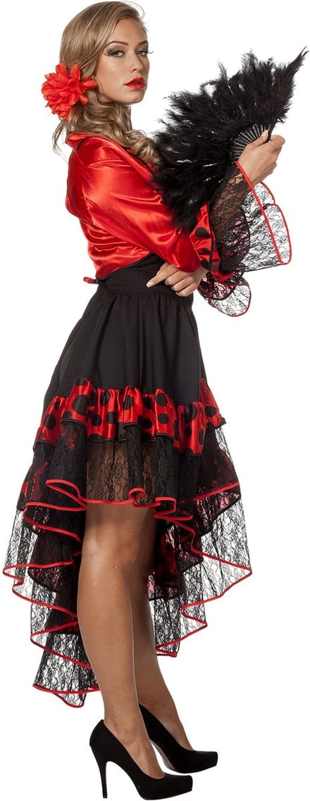 Spaanse verkleedkleding vrouw Carmen - Maat 52
