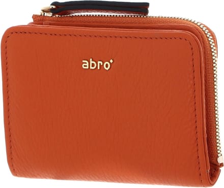 abro Portemonnee Leather Dalia Wallet Orange Oranje