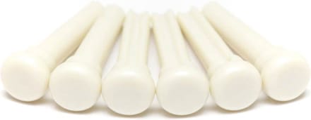 Graph Tech PP-4000-00 Witte Bridge Pins - Set van 6