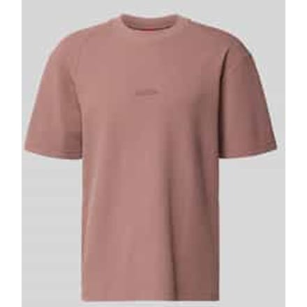 Regular fit T-shirt van puur katoen Model 'DAFFL'