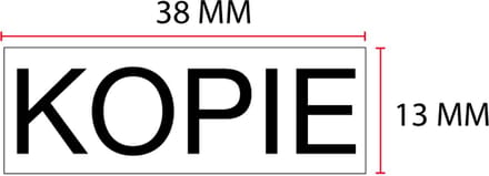 Tekstplaatje Posta P20