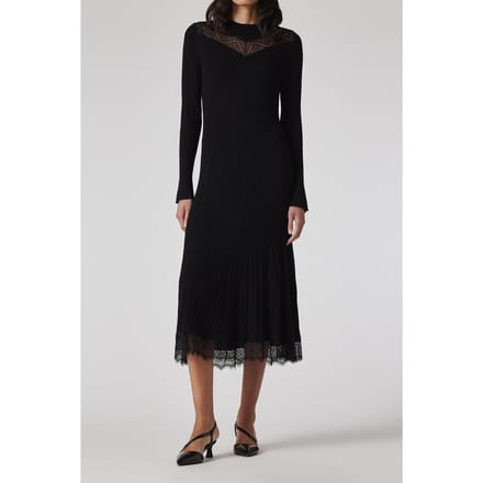 Paul Smith Knitted Dress Black Größe: S | Midikleider Outlet | Damen | Schwarz