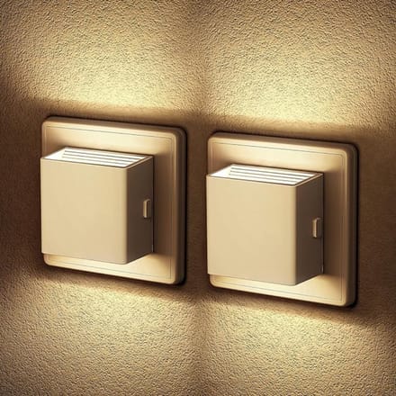 Verte Night Light - Nachtlampje met Schemersensor – Instelbare Kleurtemperatuur – 1600K/3000K/5000K – 2 Stuks