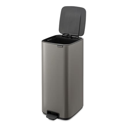 Brabantia Bo Pedaalemmer - 30 liter - Platinum