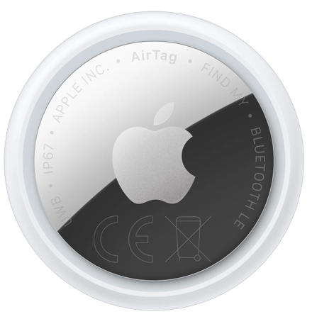 Apple AirTag (2. Generation) Wit-zilver 1 stuk(s)