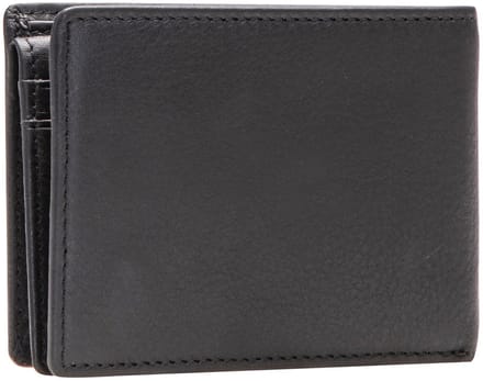 Maître F3 Gerold Portemonnee RFID-bescherming Leer 10.5 cm - Jongens - Horizontaal - black