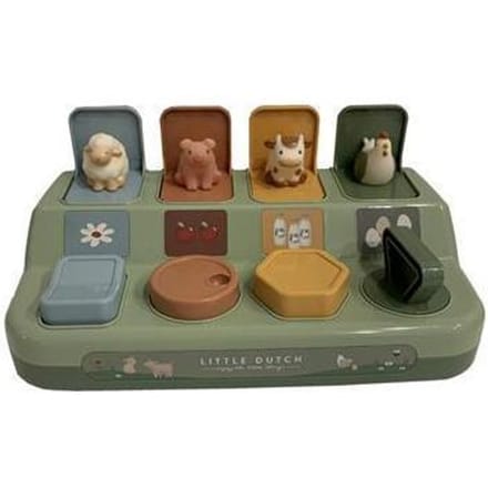 Little Dutch pop-up dierenspel Little Farm Green unisex