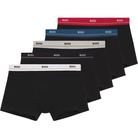 Boss Essential Trunk Boxershorts Heren (5-pack) - Maat M