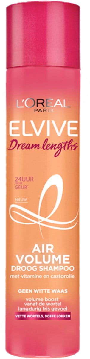 L’Oréal Paris Elvive Dream Lengths Droogshampoo - Lang, Beschadigd Haar - 200 ml