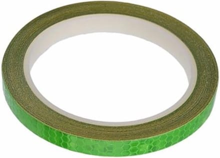 Reflecterende tape - GROEN - 8 meter - 8mm