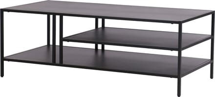 Salontafel Kumlinge metaal 40x110x55 cm zwart