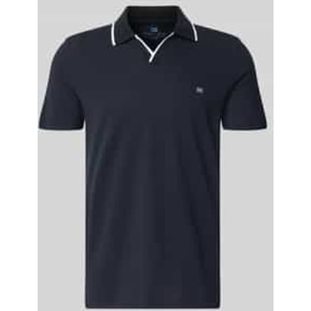 modern fit poloshirt met logo-stitching