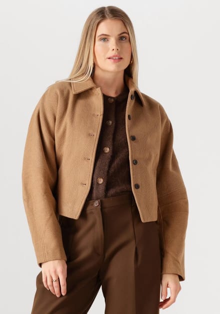 MSCH Copenhagen Mschesmeralda Jacket Blazers Dames - Camel - Maat L