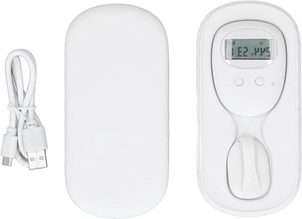Plaswekker Draadloos - Bedplassen Alarm - Ouderenzorg - Twee Herinneringsmodi - 50 Gram - Wit