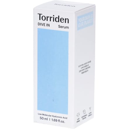 Torriden Dive In Low Molecular Hyaluronzuur huidserum Hydraterend serum Dames 50 ml