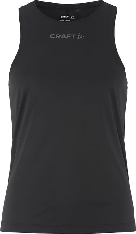 CRAFT CORE ESSENCE SINGLET 2 W Dames Sportshirt - Zwart