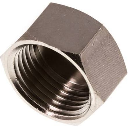 G 3/8'' Vernikkeld Messing Afsluitkap 16 Bar [5 Stuks]