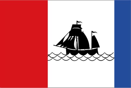 Vlag Pekela 30x45cm