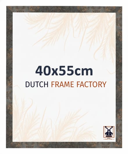 Fotolijst 40x55 cm - MDF - Geoxideerd Metaal - Benno