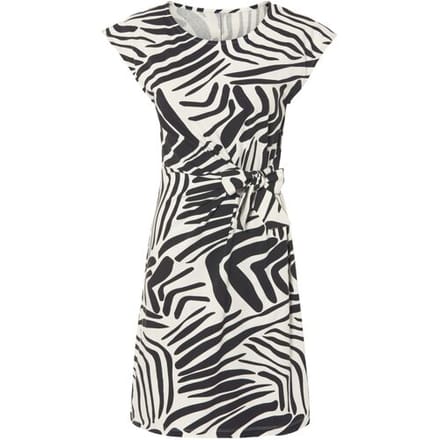ESMARA Dames jurk (Zwart/wit, S (36/38))