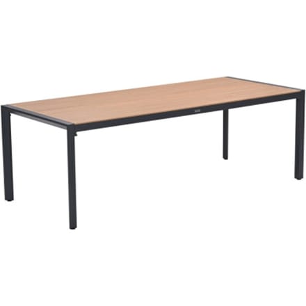 Garden Impressions Felini tafel- 220x93 cm carbon black light teaklook