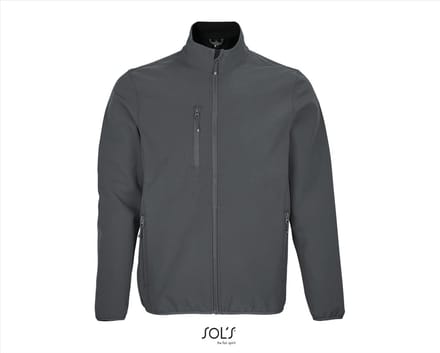 SOL'S Men´s Falcon Zipped Softshell Jacket L03827 - Charcoal Grey (Solid) - M