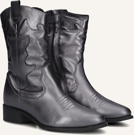 Wysh Winnie Laarzen - Leatherlook - Meisjes - Zilver - Maat 32