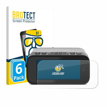 Screenprotector 6 Stuks voor TechniSat Digitradio 52 BT Beschermglas transparant