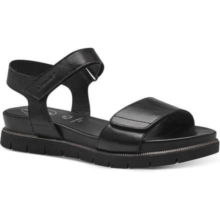 Tamaris Comfort Essentials Dames Sandalen - ZWART NAPPA