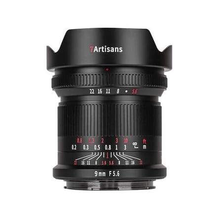 7Artisans 9mm f/5.6  Sony FE-vatting