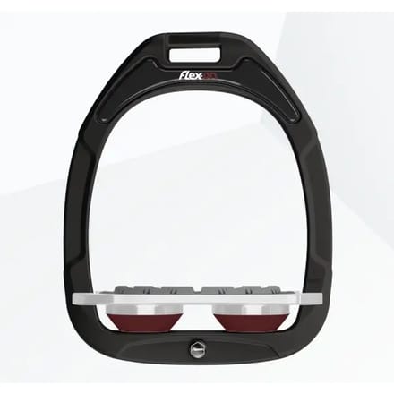 Platte Grip Zwart/Grijs/Bordeaux Stirrup Flex-On Green Composite
