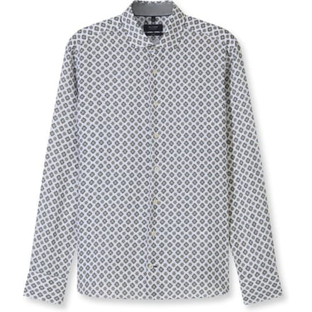 OLYMP Signature Casual Overhemd, Tailored Fit, Kent, Grijsgroen
