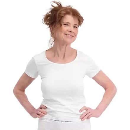 Comfortabel & Zijdezacht Bamboo Basics T-shirts Kate (2-pack) - Wit - XXL
