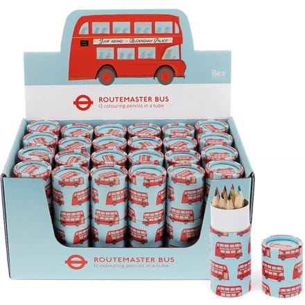 Kleurpotloodtubus Rex London Routemaster Bus