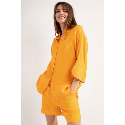Josephine & Co Darlene Blouse Light Orange Maat: 42 | Overhemden Outlet | Dames | Oranje