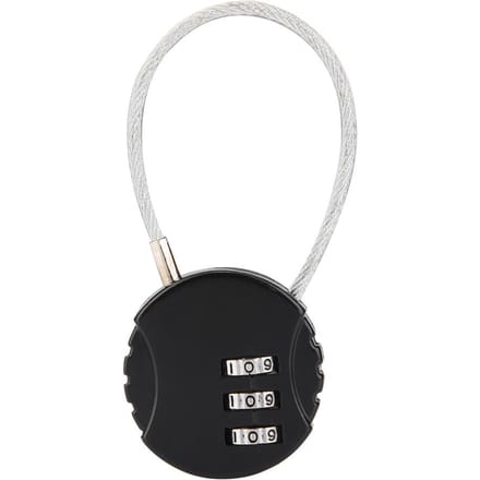 Serrure à code de sécurité à 3 chiffres pour valise, bagage, alliage de zinc, mot de passe white