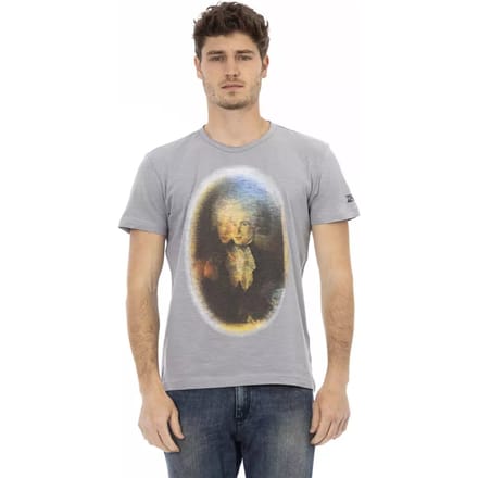 Trussardi Action Grijze Katoenen Heren T-Shirt