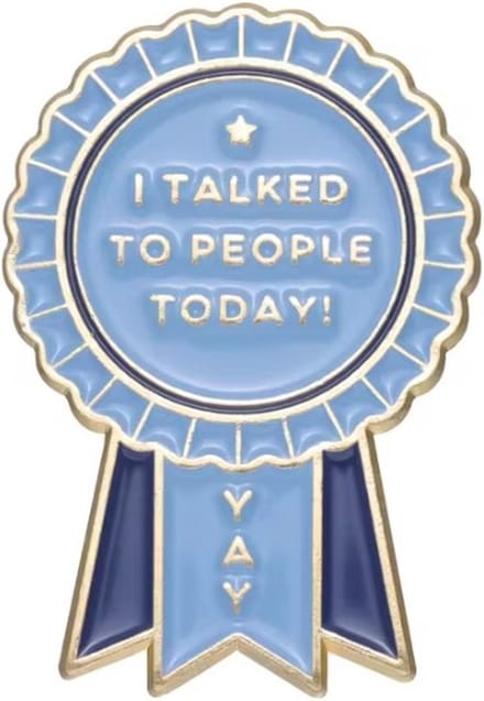 Pin Broche - enamel pin - kledingspeld - Talked award