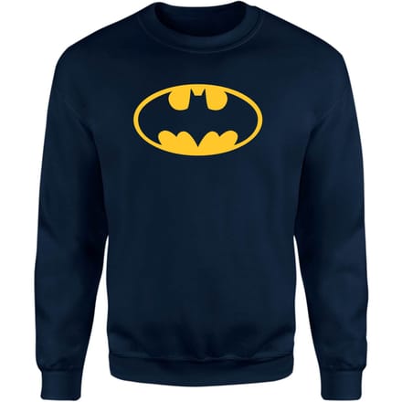 Justice League Batman Logo Sweatshirt - Navy - S
