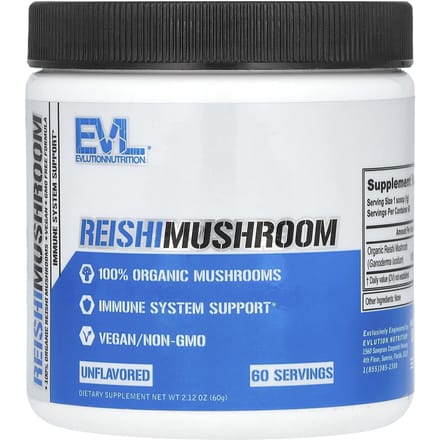 Reishi Paddenstoel, Ongezoet, 60G(2.12Oz)