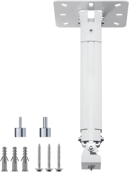 Projector Ophanging - Projector Beugel - Home Cinema - 360 Graden Draaibaar - 34-54 cm Verstelbaar - Wit