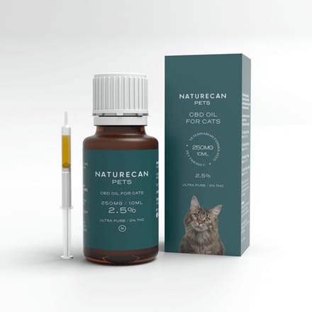 Naturecan CBD Olie voor Katten - 10 ml - Met CBD- en CBDA-isolaat - MCT-olie