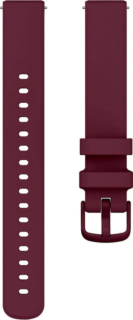 Siliconen bandje - geschikt voor Garmin Lily 2 - bordeauxrood
