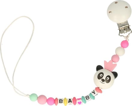 Speenkoord Opry panda wit