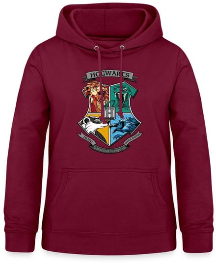 Harry Potter Hogwarts Logo Hoodie Dames