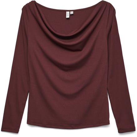 VERO MODA - VMICE L/S ROUCHING TOP JRS BTQ SP - Dames - Blouses