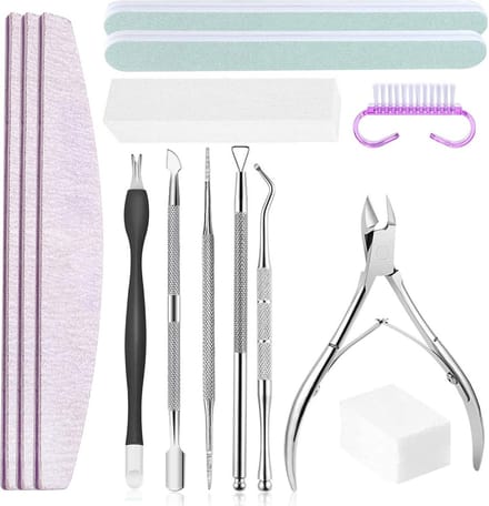 Complete Manicure Set met Vijl, Nagelknipper en Cuticle Tools