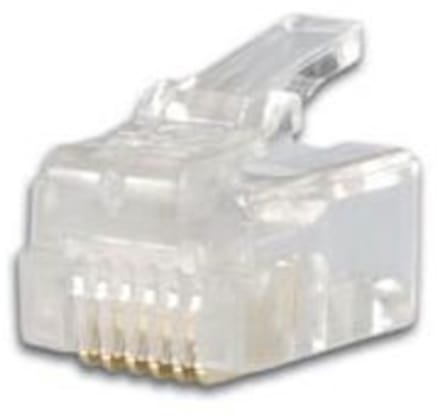 Velleman RJ12 (6P6C) connector pluggen 25 stuks