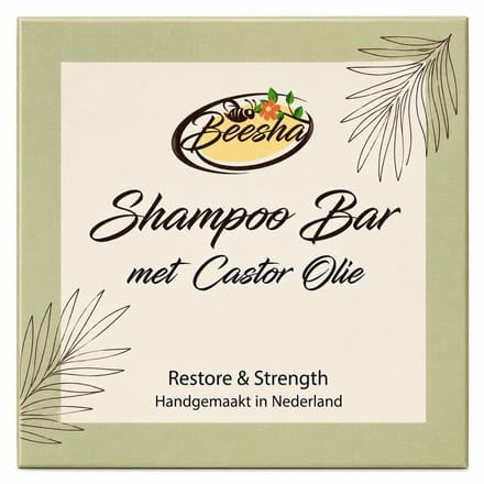 Beesha - Shampoo Bar Restore & Strength - Vegan - Sulfaatvrij - Parabeenvrij - CG Proof